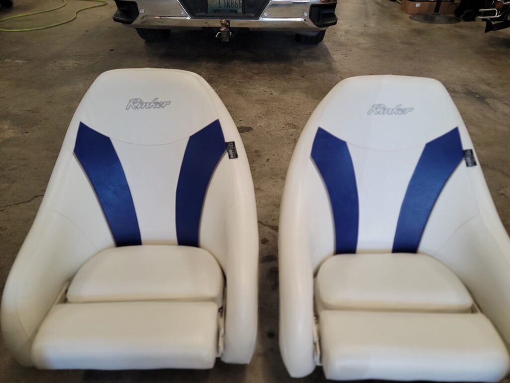 Custom boat upholstery
