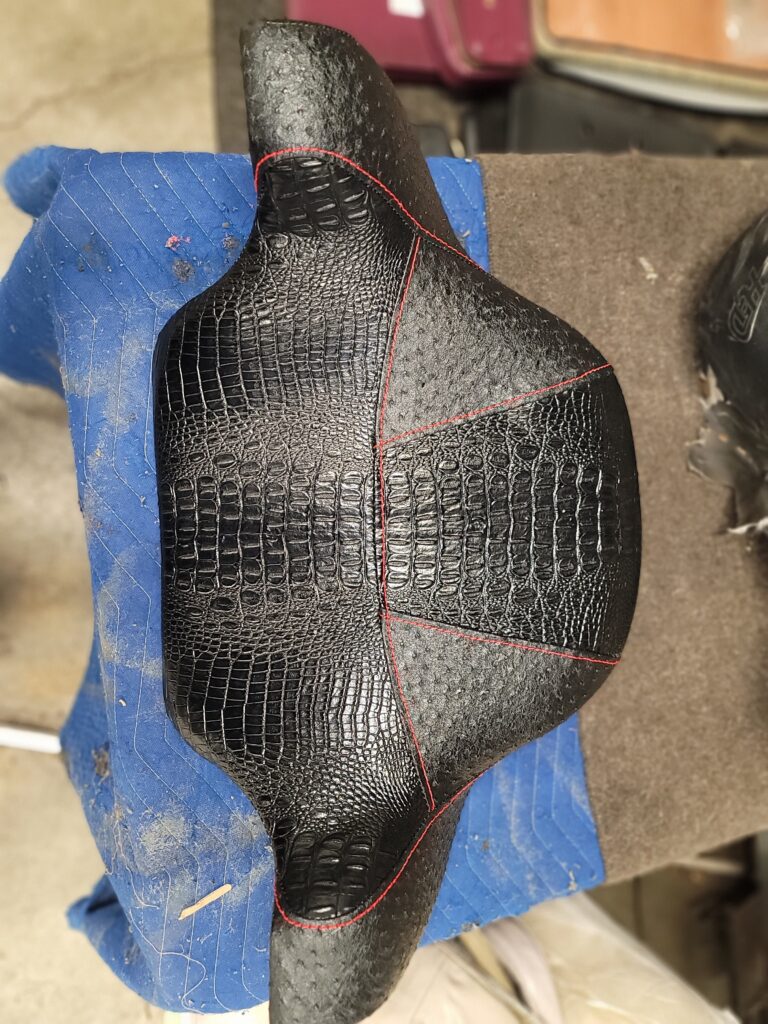 Vehicle headliner and trim work